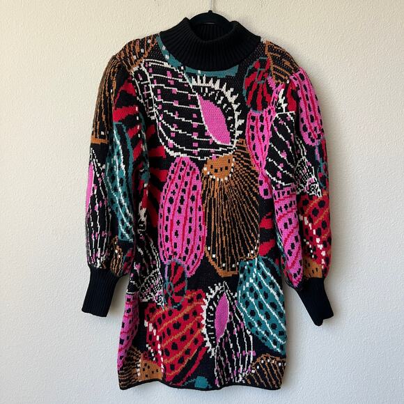 Farm Rio Soraya Tunic Sweater Dress Size S - Picture 3 of 7